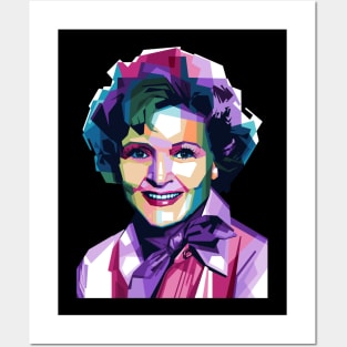 Betty White WPAP Posters and Art